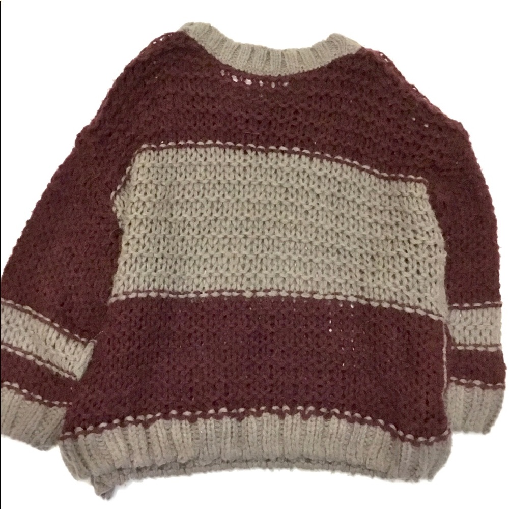 Free People Crochet see-thru sweater size XP